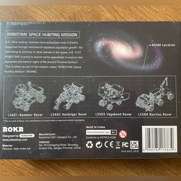 NWT: Robotime Space Rover Build Kit!! - Picture 2 of 6